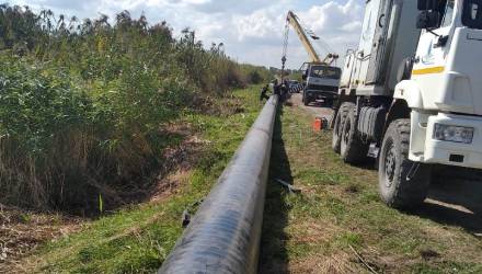 ГУП КК «Кубаньводкомплекс» завершил строительство дублирующей нитки сборного водовода Троицкого группового водопровода