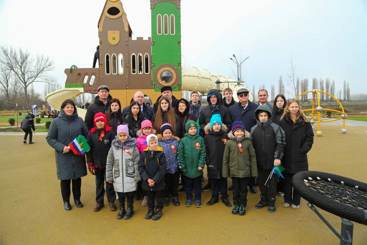 Депутат Госдумы Иван Демченко: В хуторе Ольгинском Абинского района построен новый сквер