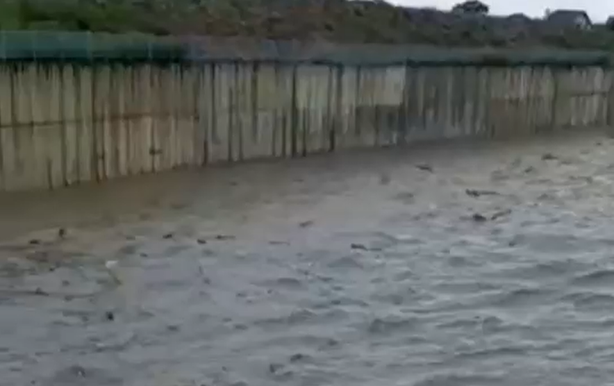 Уровень р. Адагум, 20 августа, 12.45