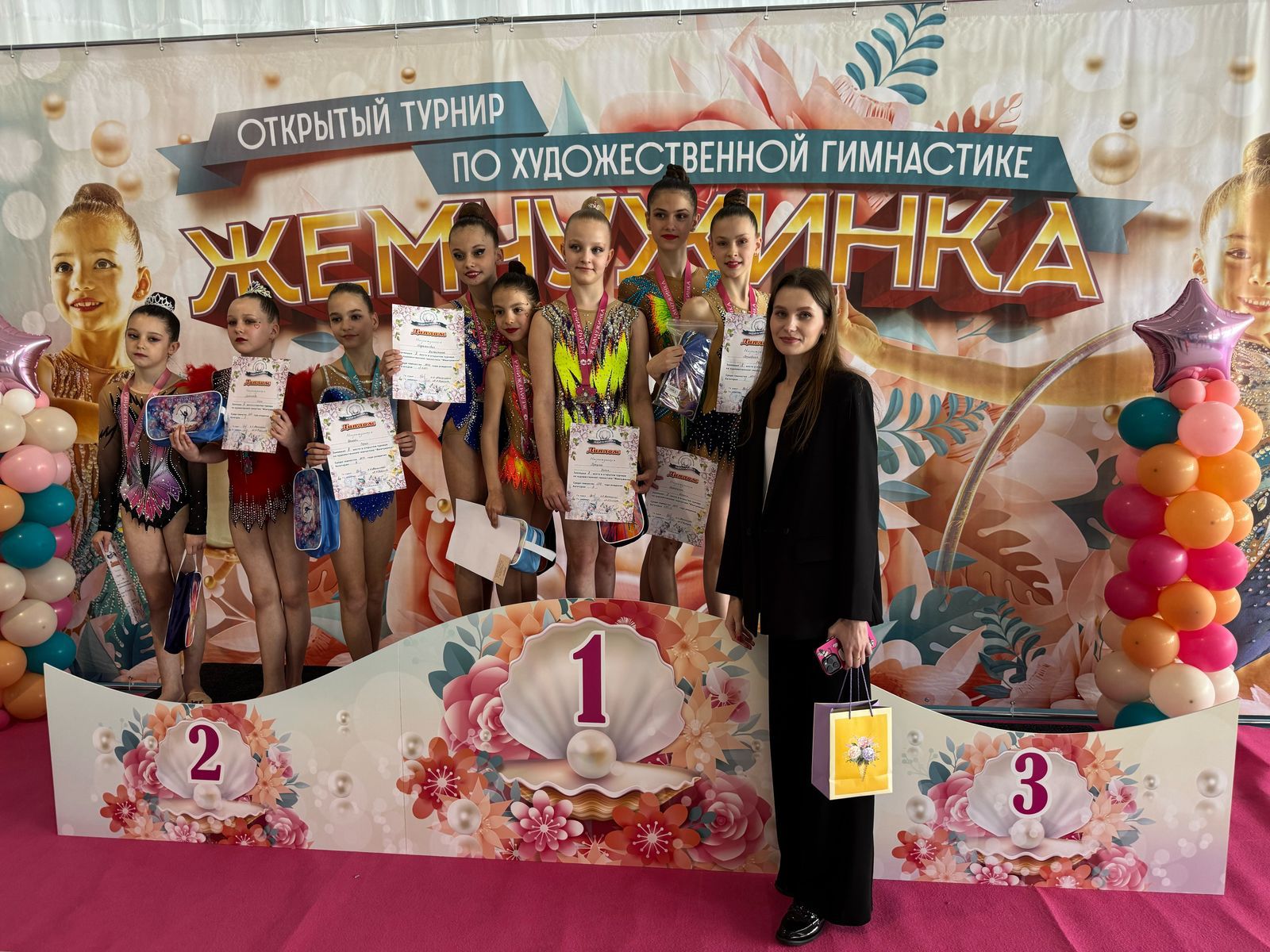 18-19 апреля в г. Анапе прошёл Открытый Турнир по художественной гимнастике «Жемчужинка» 🎆