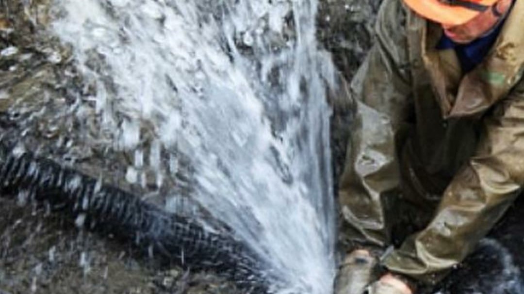 Порыв водопровода
