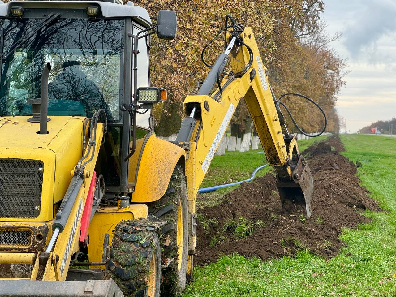 В х. Адагум – замена водопровода 