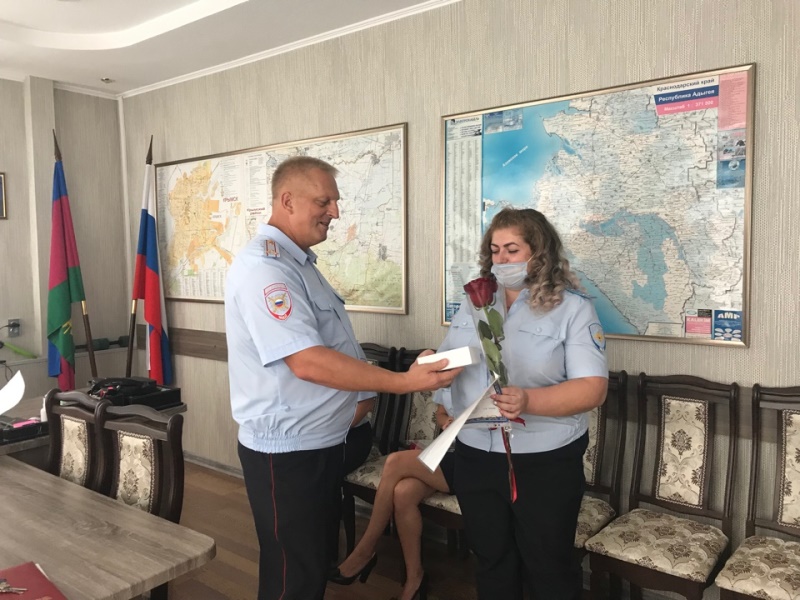 Следователь Отдела МВД России по Крымскому району стала одной из лучших в России