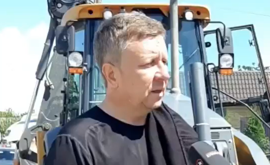 В станице Нижнебаканской, подтоплены дворовые территории