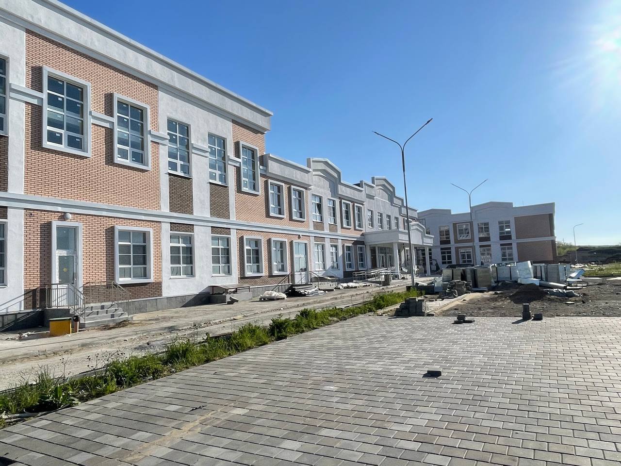 Станица Варениковская. Завершается строительство школы на 400 мест