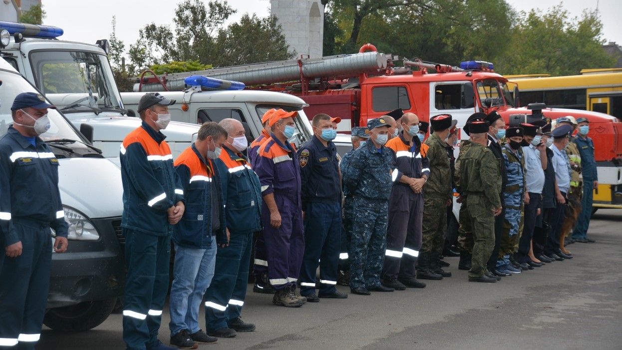 В Крымске сегодня проводится штабная тренировка по гражданской обороне