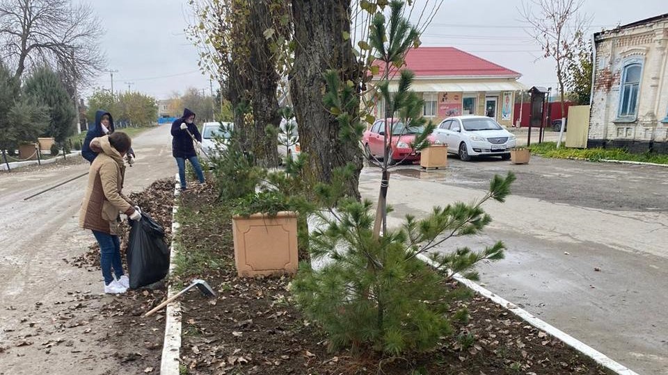 Благоустройство и наведение санитарного порядка в поселениях Крымского района