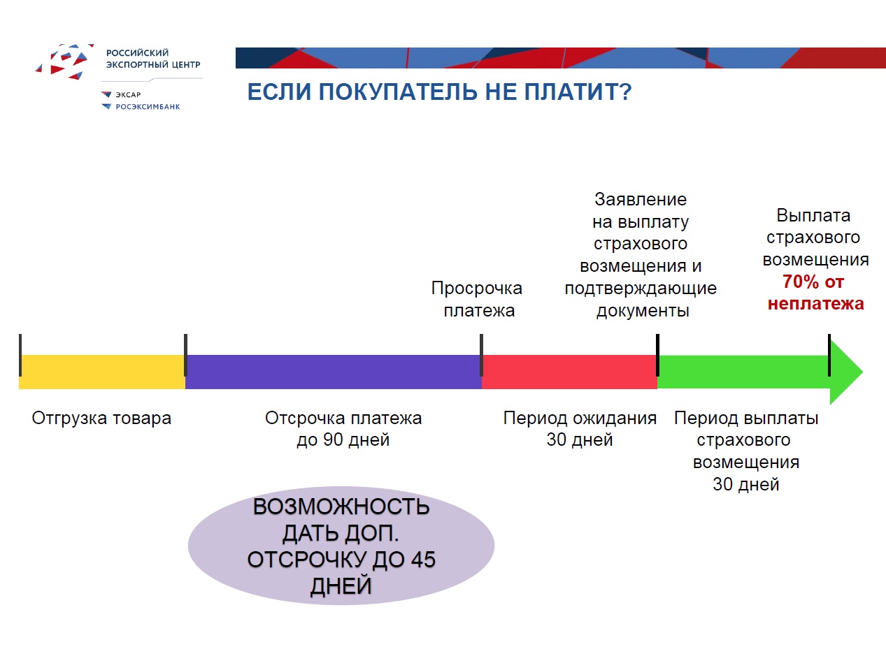 Российский экспортный банк. Экспортный центр. Страхование отсрочки платежа МСП. АО «российский экспортный центр». Нефинансовые меры поддержки РЭЦ.