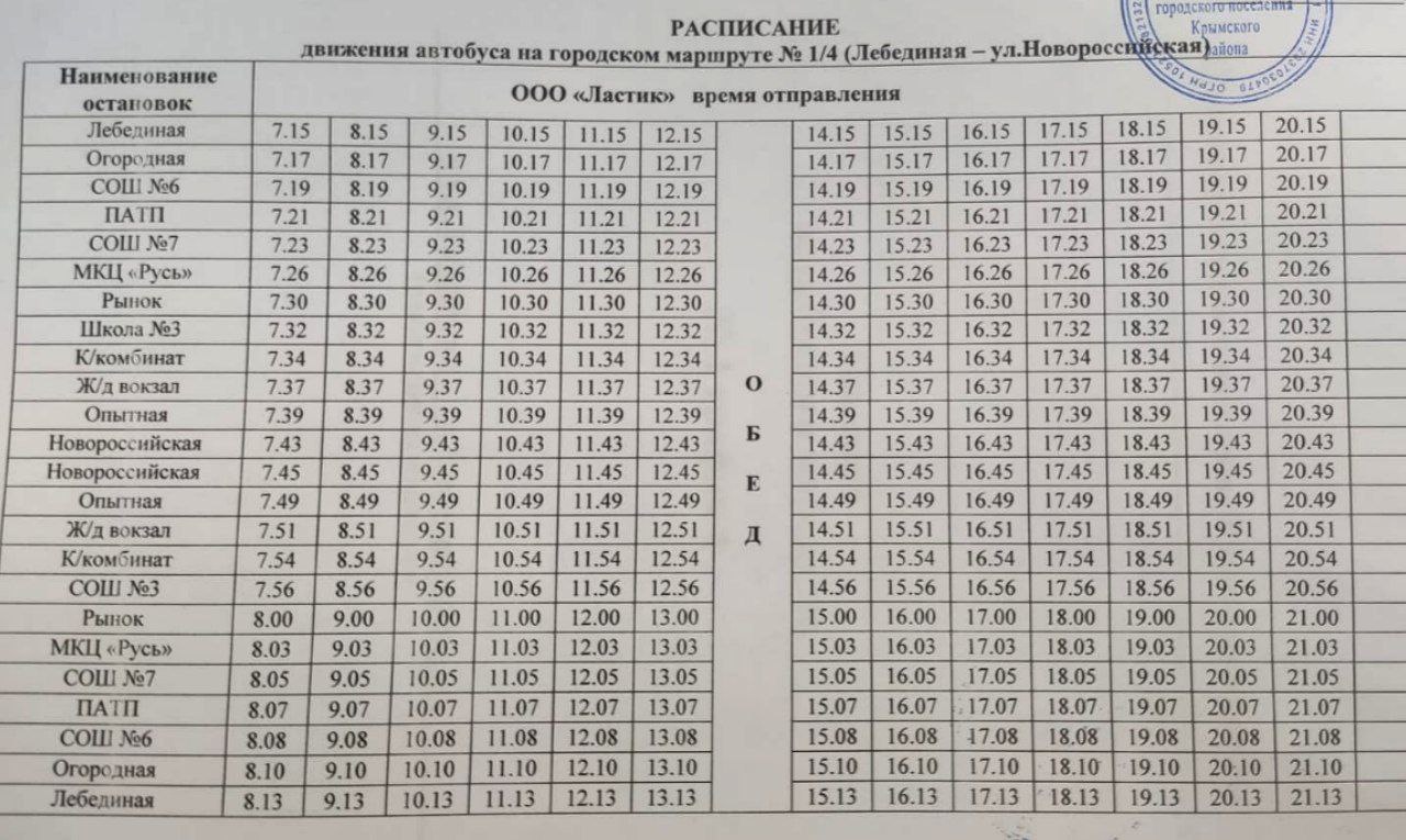 Тамбов новороссийск расписание