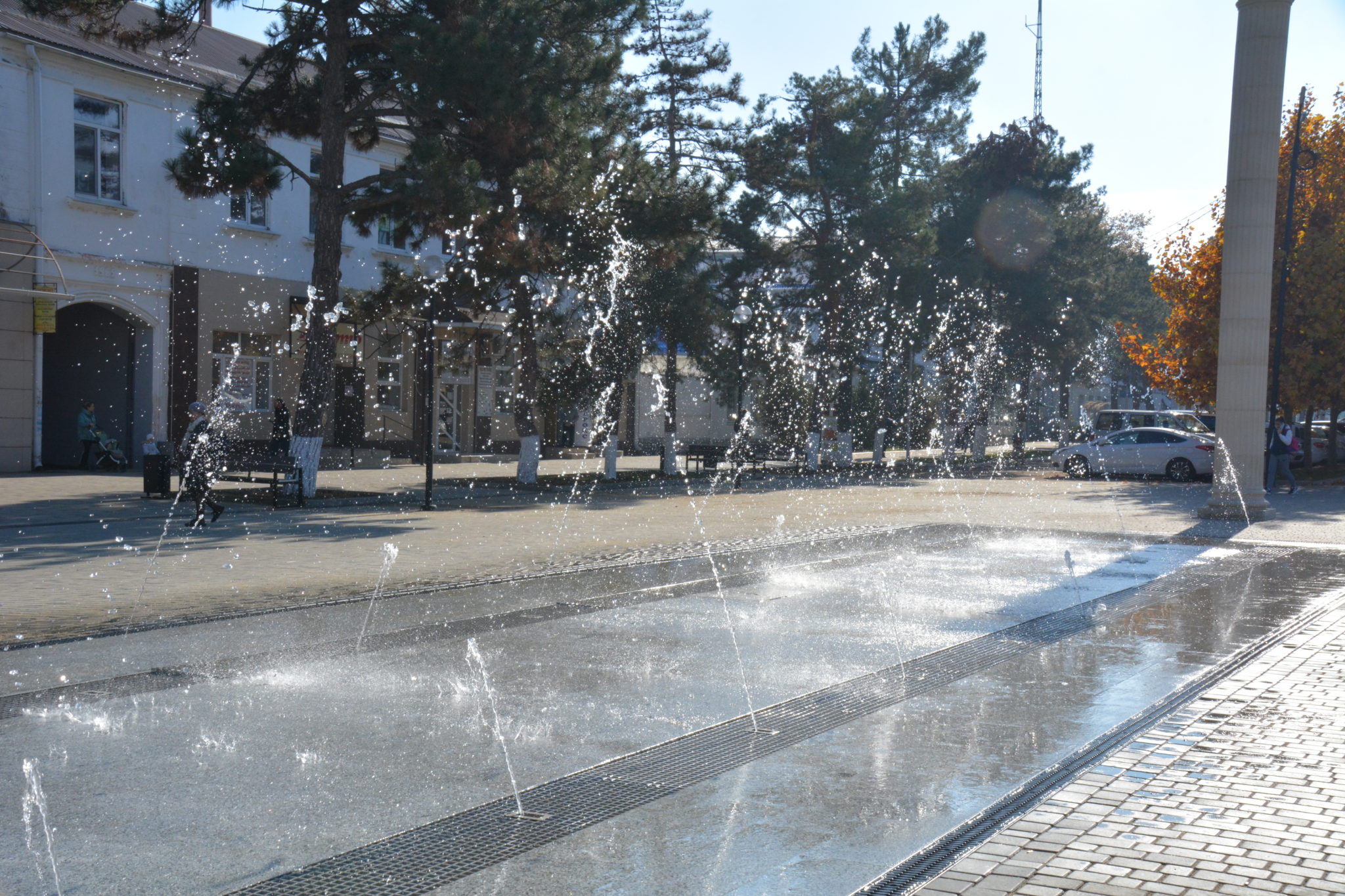 Новый фонтан в Крымске