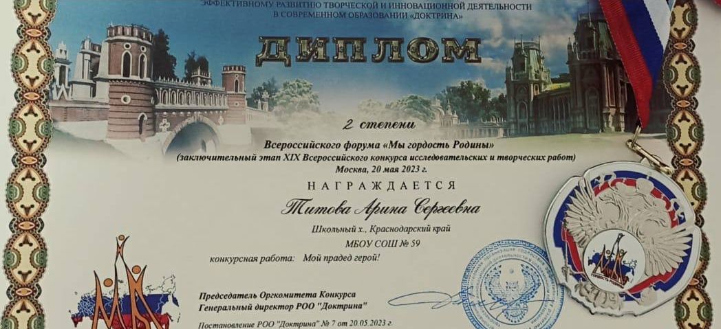 Итоги конкурса мы гордость крыма 2024. Мы гордость Родины.